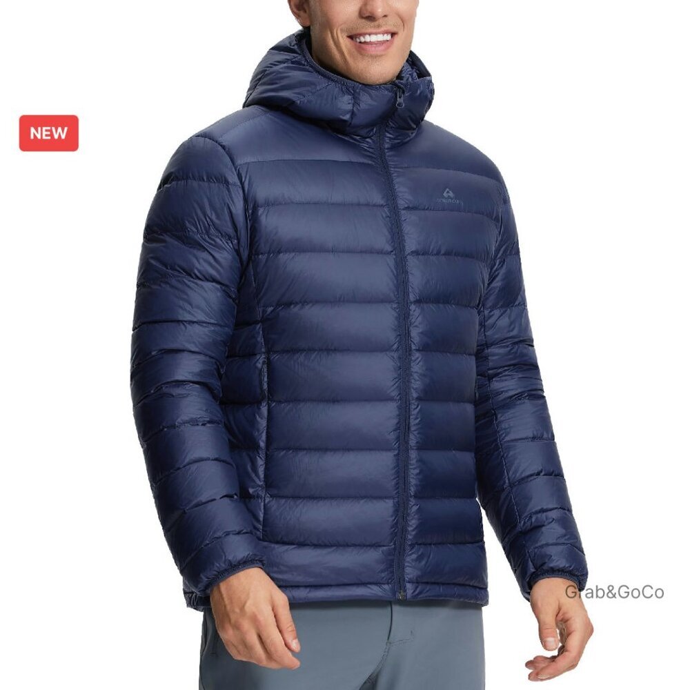 Lightweight Down Puffer Jacket Packable Water Res… - image 1